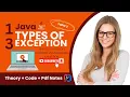 Types of Exception In Java With Examples Try Catch Block In Java Checked And Unchecked exception