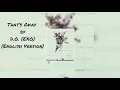 THAT'S OKAY - D.O. (EXO) (ENGLISH VERSION)