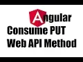 Angular 8 Consume PUT API method in Angular