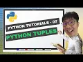python tutorials 7 - python tuples