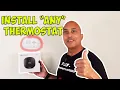 How to Install ANY Smart Thermostat No C Wire Detailed Version