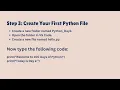 100 Days of Python - Day 2 Install Python VS Code Run Your First Python Program