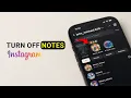 How to Turn Off Notes on Instagram