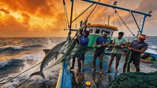 We Stayed in the Deep Sea & Caught Massive Tuna & Marlin! 🐟🔥 | Boat Life Adventure