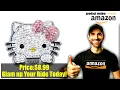Buy Hello Kitty Car Accessories Bling Car Push to Start Button Cover Accessories Cute Car
