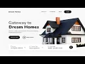 Real Estate Landing Page Website using HTML CSS JavaScript Free Source Code