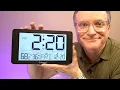 Atomic Digital Clock with Alarm Backlight