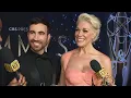 Watch Brett Goldstein CRASH Hannah Waddingham s Emmys Interview
