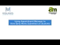 Appointment Manager Advisor Tab View Early Alerts from Campaigns