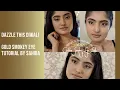 Download Lagu Gold Smokey Eye  Makeup  Tutorial by Tiara Girl Sahiba to Help you Dazzle. Sparkle this Diwali 2020