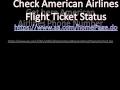 Get American Airlines Phone Number Check Flight Status