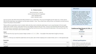 4A Watermelon Problem solved Accepted in Codeforces