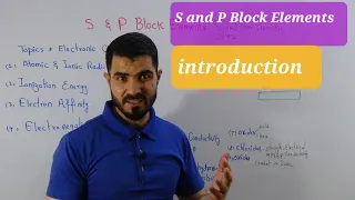 L-7 S and P block Elements an Introduction Chapter 1 Chemistry 12