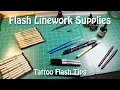 Flash Line Work Supplies - Tattoo Flash Tips