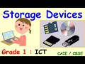Storage Devices Class 1 Computer CAIE CBSE IGCSE NCERT Computer Storage Devices