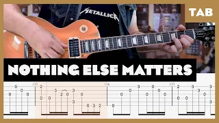 metallica nothing else matters guitar tab lesson cover tutorial