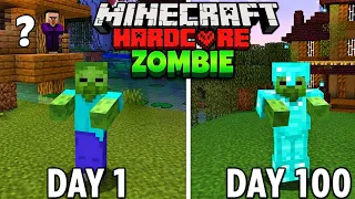 🧟 I Survived 100 Days as a Zombie in Minecraft!