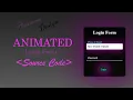 Full Animated Login Form using HTML CSS only No JavaScript 2022