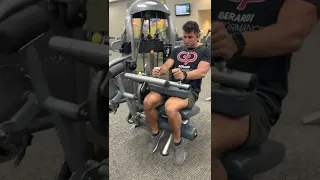 How to Properly Perform Seated Hamstring Curls With Good Form Exercise Demonstration