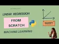 Linear Regression from Scratch in Python Step-by-Step Code Machine Learning Basics