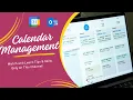 Master Calendar Management Virtual Assistant Training for Scheduling Time Blocking