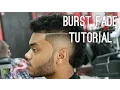 USHER HAIRCUT burst fade w Long Curly Hair Step by Step south of France Tutorial