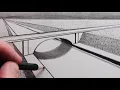 How to Draw a Bridge in Two-Point Perspective Narrated Pencil Drawing