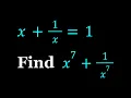 Evaluating a Septic Algebraic Expression in Three Ways