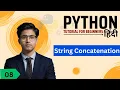 python course in hindi String Concatenation in Python in Hindi 08