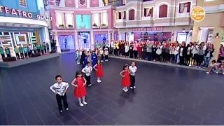 استعراض علي أغنية أحسن ناس لأطفال مدرسة طيبة للغات شارع شريف 