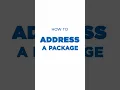 How to Address a Package