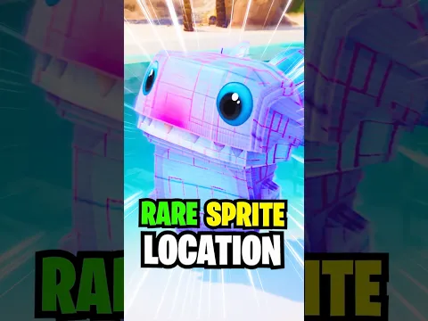 EVERY *RARE* Sprite Location added Today in Fortnite Update!
