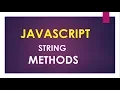 JavaScript tutorial ep 12 Working with JavaScript string method 2018