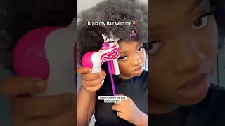 OMG what this machine did to her hair will shock you naima - da