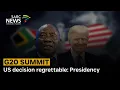 Lagu G20 Summit | US decision regrettable: Presidency