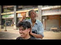 Best STRESS RELIEF Indian Head Massage By Waris Barber HEADACHE Killer ASMR Gautam