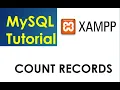 Mysql Tutorial 15 Count number of records or rows in table