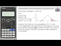 Finding Probabilities For The Normal Distribution On Casio Classwiz fx-991EX fx-570EX