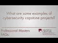 Cybersecurity Capstone Project Ideas Examples from Ritchie School