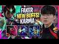 Download Lagu FAKER DOMINATING KARMA WITH NEW BUFFS! - T1 Faker Plays Karma MID vs Tristana! | Season 2024