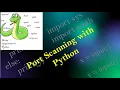 Building Remote Port Scan utility with Python