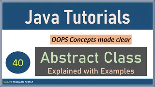 Java Tutorials Abstract Class