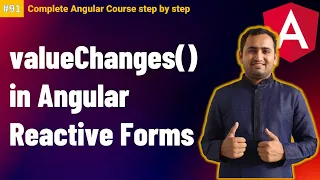 valueChanges in angular reactive forms Reactive forms in angular Complete Angular Tutorial