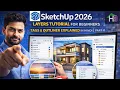 SketchUp 2026 Layers Tutorial for Beginners Tags Outliner Explained in Hindi Part-6
