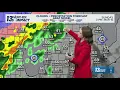 13 ON YOUR SIDE Forecast Mixed Bag Sunday with morning wintry mix and evening storms