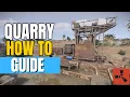 Rust - How to Use Stone Sulfur and M Quarry for Resources Quarry Guide