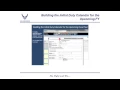How to build IDT schedule in UTAPSweb