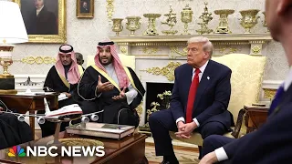 Trump and Saudi crown prince questioned about killing of Jamal Khashoggi