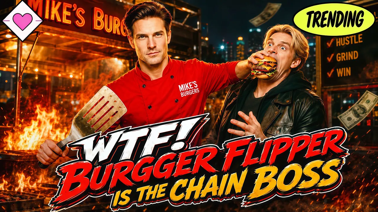 💕【New Version】WTF! Burger Flipper is the Chain Boss(DUBBED)#aidrama #romantic #drama #dramabox poster