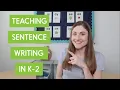 3 Tips for Teaching Kids to Write Strong Sentences
